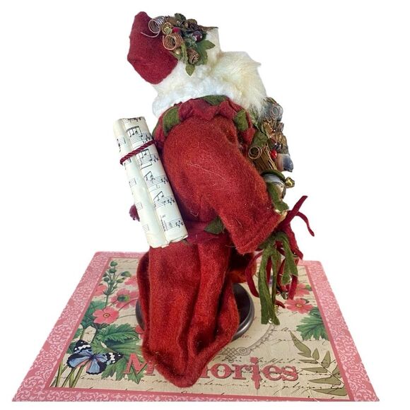 Vintage Rustic Santa Figurine Country Christmas Decor Holiday Season Farmhouse - Picture 5 of 6